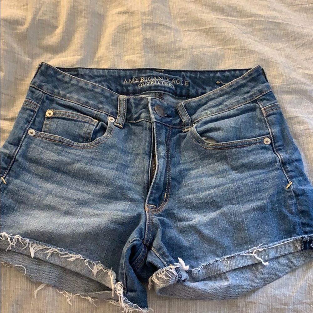 American eagle women jean shorts